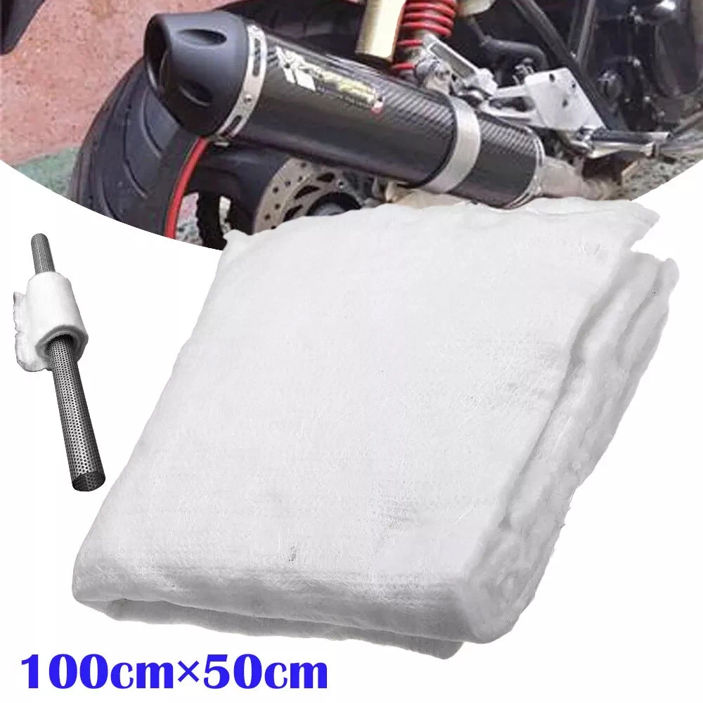 100cm X 50cm Motorcycle Exhaust Muffler Exhaust Pipe Cotton Motor Bike Absorb Sound Fibreglass Car Accessories
100cm X 50cm Motorcycle Exhaust Muffler Exhaust Pipe Cotton Motor Bike Absorb Sound Fibreglass Car Accessories