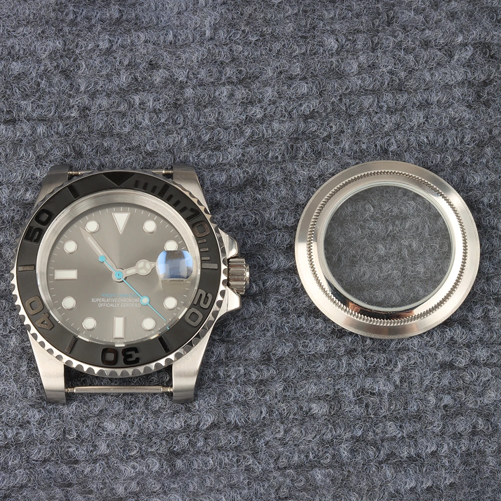 NH35 Case Dial 40mm Fit YACHT-MASTER Dial Hands Blue Luminous Diving Case Sapphire glass For Seiko NH35 NH36 NH34 NH38 Movement
NH35 Case Dial 40mm Fit YACHT-MASTER Dial Hands Blue Luminous Diving Case Sapphire glass For Seiko NH35 NH36 NH34 NH38 Movement