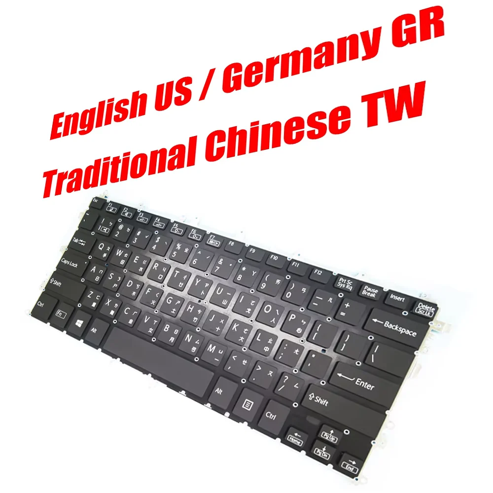 Клавиатура для ноутбука US TW GR для VAIO SX14 NZ14V1 NZ14V2 VJS141 VJS142 Английская Германия Традиционная китайская TW Черная с подсветкой Новая
Клавиатура для ноутбука US TW GR для VAIO SX14 NZ14V1 NZ14V2 VJS141 VJS142 Английская Германия Традиционная китайская TW Черная с подсветкой Новая