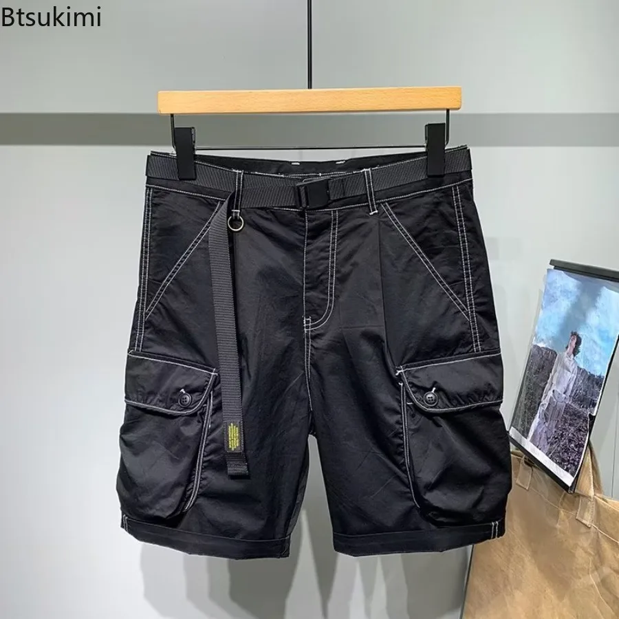 2026 Men's Fashion Retro Cargo Shorts Summer Loose Straight Multi-pocket Pure Cotton Washed Casual Knee Length Pants with Belt
2026 Men's Fashion Retro Cargo Shorts Summer Loose Straight Multi-pocket Pure Cotton Washed Casual Knee Length Pants with Belt