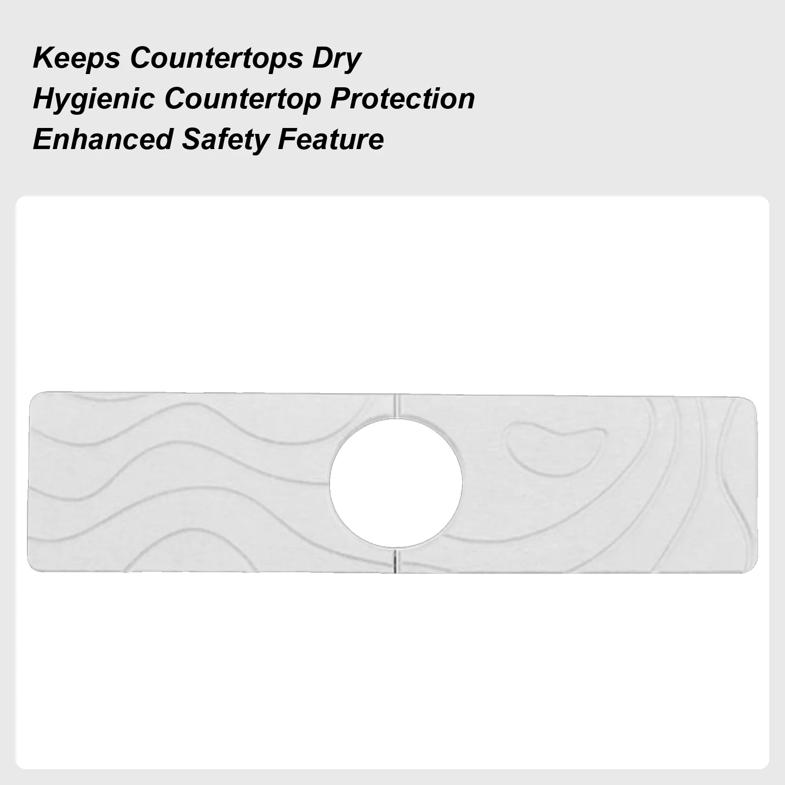 Faucet Mat For Kitchen Sink Anti-Slip Fast Water Absorbing Tray Faucet Stone Drying Mat For Bathroom Counter Restroom Hotel Home
Faucet Mat For Kitchen Sink Anti-Slip Fast Water Absorbing Tray Faucet Stone Drying Mat For Bathroom Counter Restroom Hotel Home