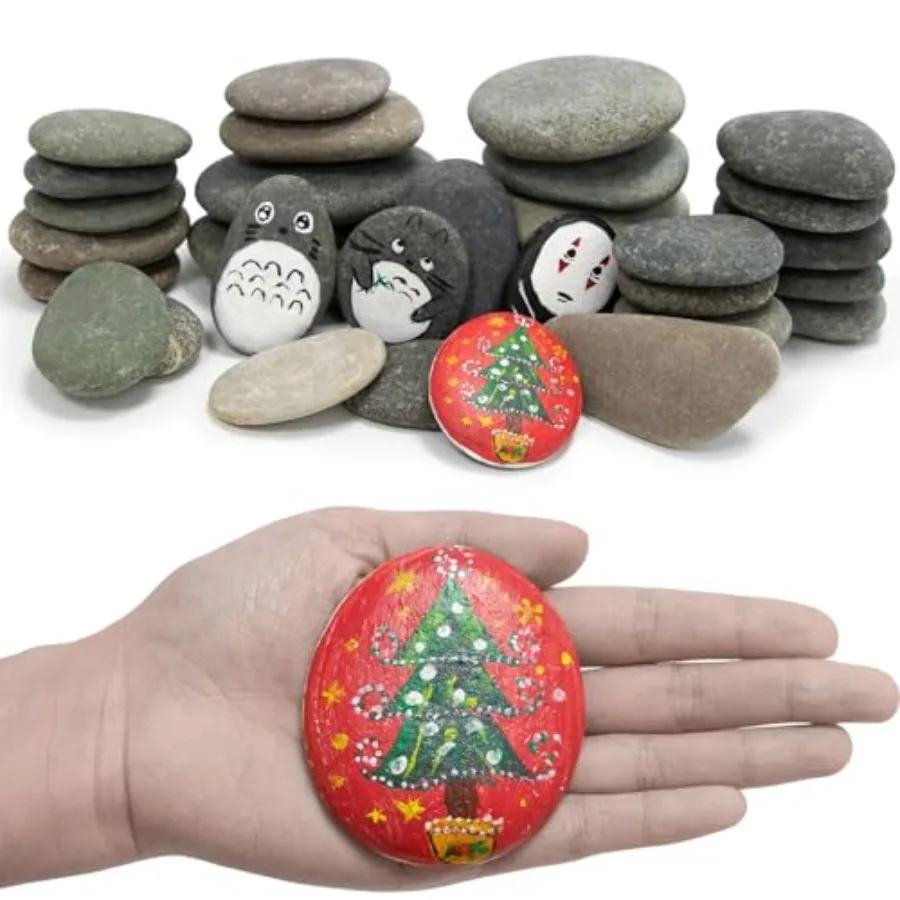 Markdang Rocks for Painting 30-35 Pcs 3-5" Large River Rocks for Paint Rock Natural Flat and Smooth Stones for Painting for and
Markdang Rocks for Painting 30-35 Pcs 3-5" Large River Rocks for Paint Rock Natural Flat and Smooth Stones for Painting for and