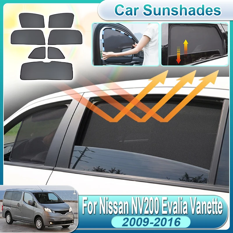 For Nissan NV200 2009-2016 Evalia Vanette Car Sun Shade Magnetic Curtain Mesh Rear Front Windshield Sun Visor Covers Accessories
For Nissan NV200 2009-2016 Evalia Vanette Car Sun Shade Magnetic Curtain Mesh Rear Front Windshield Sun Visor Covers Accessories