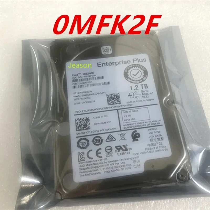 New FOR DELL SC 0MFK2F 1.2TB 10K 12GBPS ST1200MM0009 SAS 2.5" HARD DRIVE WITH TRAY MFK2F
New FOR DELL SC 0MFK2F 1.2TB 10K 12GBPS ST1200MM0009 SAS 2.5" HARD DRIVE WITH TRAY MFK2F