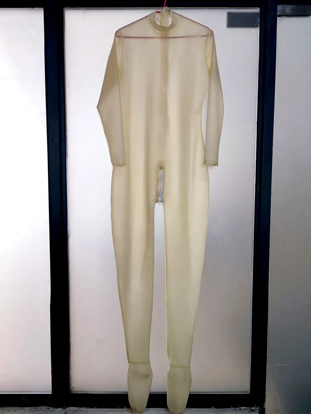 Latex Rubber Catsuit Transparent Bodysuit Jumpsuit Halloween 0.4mm Size Men XL Halloween
Latex Rubber Catsuit Transparent Bodysuit Jumpsuit Halloween 0.4mm Size Men XL Halloween