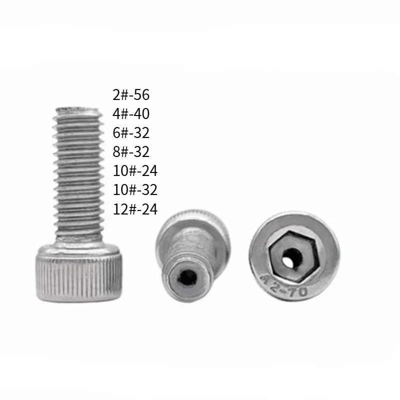 10 Pcs UNC UNF 2#-56 4#-40 6#-32 8#-32 10#-24 10#-32 12#-24 304 Stainless Steel Metric Cup Head Hex Socket Vacuum Hollow Screw
10 Pcs UNC UNF 2#-56 4#-40 6#-32 8#-32 10#-24 10#-32 12#-24 304 Stainless Steel Metric Cup Head Hex Socket Vacuum Hollow Screw