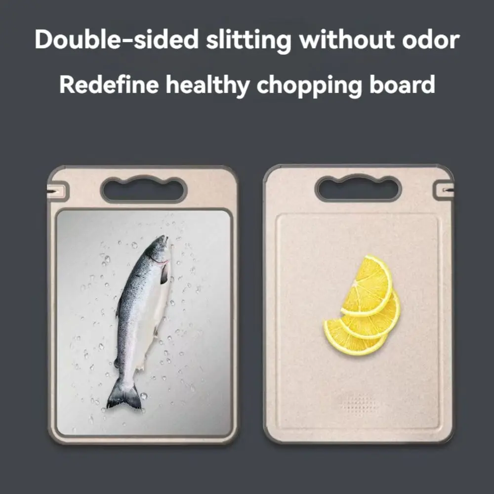 304 Stainless Steel Cutting Board Scratch Resistant Anti-Slip Silicone Edges Double Sided Chopping Board Hang Multifunctional
304 Stainless Steel Cutting Board Scratch Resistant Anti-Slip Silicone Edges Double Sided Chopping Board Hang Multifunctional