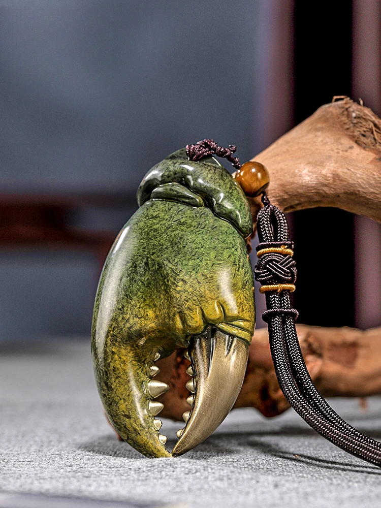 Rich in hand, crab pliers, all-copper hand handle, creative decompression, healing, small ornament
Rich in hand, crab pliers, all-copper hand handle, creative decompression, healing, small ornament