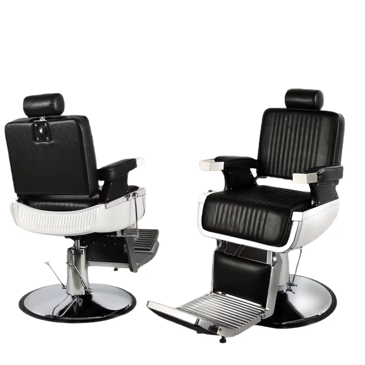 Hair Salon Metal Hair Barber Chair Light Luxury Design Styling Lifting Barber Chair Rotating Oil Head Shave Chair
Hair Salon Metal Hair Barber Chair Light Luxury Design Styling Lifting Barber Chair Rotating Oil Head Shave Chair