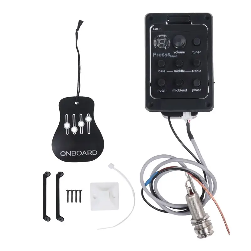 HOTB72A Electric Box Sound Hole Equalizer Guitar Tuner Mix Guitar Guitar Accessories Folk Pickup 301 Pickup
HOTB72A Electric Box Sound Hole Equalizer Guitar Tuner Mix Guitar Guitar Accessories Folk Pickup 301 Pickup