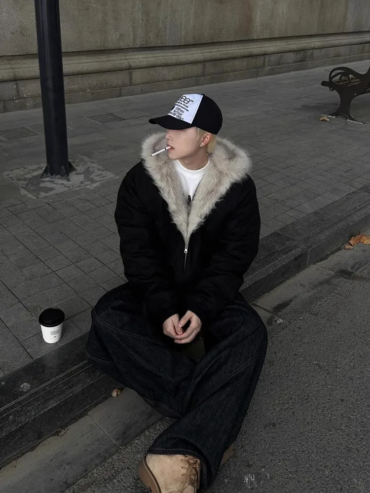 Cleanfit Men's Winter Jaet ort Thiened Fce Lined American Retro Cotton Coat Warm Hooded Youth ular Loose Fit Cott...
Cleanfit Men's Winter Jaet ort Thiened Fce Lined American Retro Cotton Coat Warm Hooded Youth ular Loose Fit Cott...