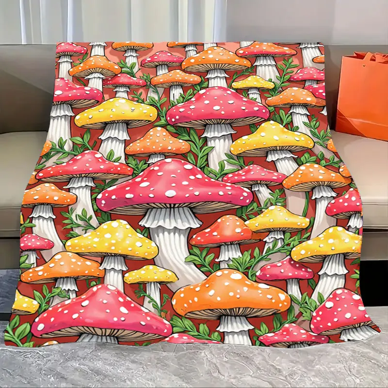 1 шт. фланелевое одеяло с ярким флисовым принтом грибов для уютного домашнего декора
1 шт. фланелевое одеяло с ярким флисовым принтом грибов для уютного домашнего декора