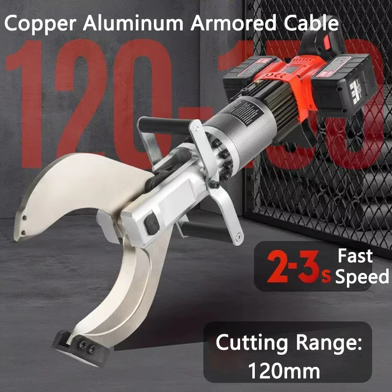 Rechargeable Electric Brushless Hydraulic Cable Cutter LC-120 Copper Aluminum Armored Cable Cutting Machine Wire Cutting Pliers
Rechargeable Electric Brushless Hydraulic Cable Cutter LC-120 Copper Aluminum Armored Cable Cutting Machine Wire Cutting Pliers