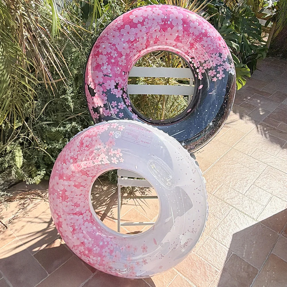 2026 New Summer INS Cherry Blossom Sequins Swim Ring For Adults Thickened Inflatable Pool Float Beach Party Toy
2026 New Summer INS Cherry Blossom Sequins Swim Ring For Adults Thickened Inflatable Pool Float Beach Party Toy