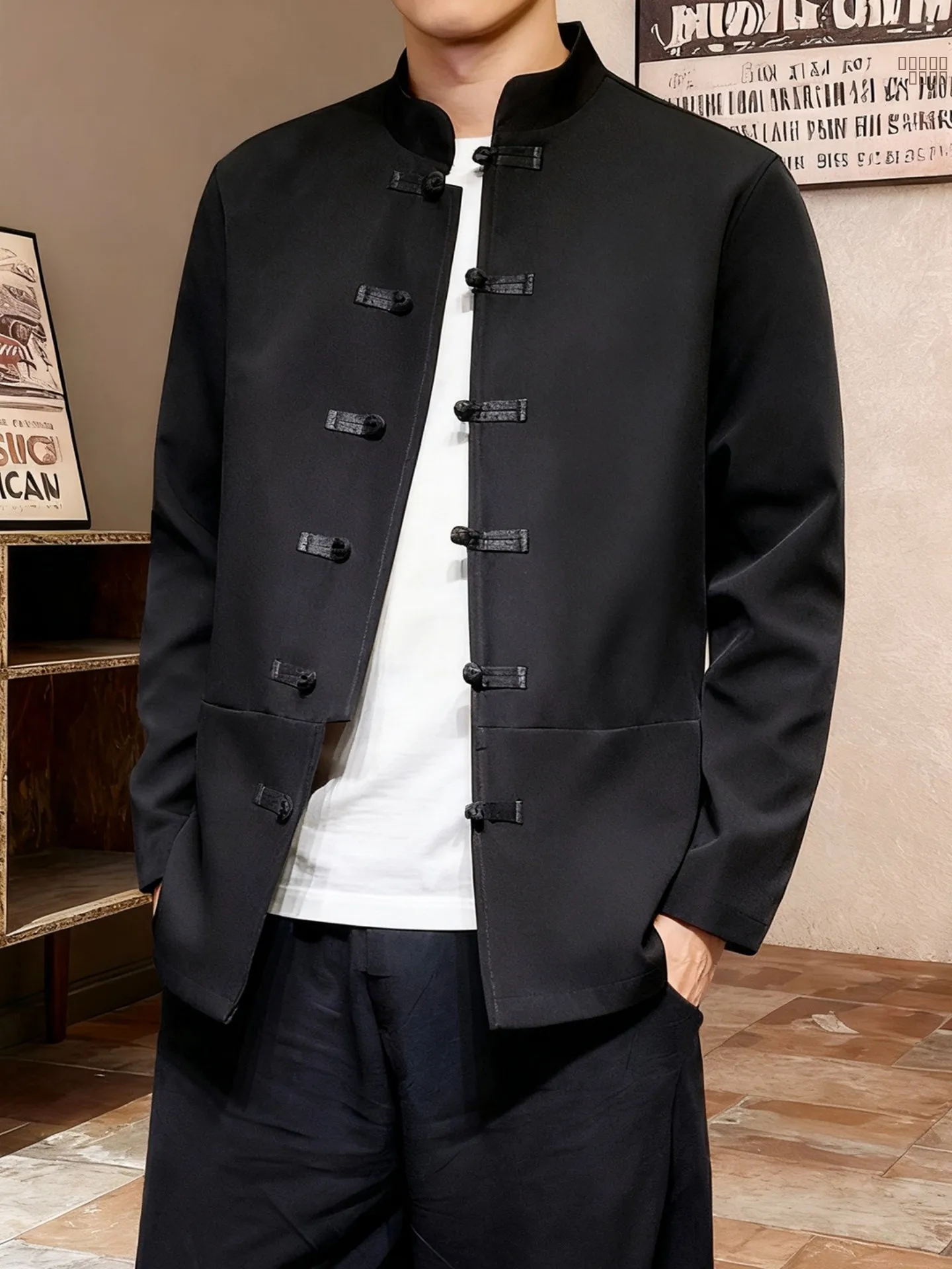 Новый китайский костюм Тан (Ханьфу) для мужчин: осенне-зимний, для свадьбы и помолвки, на заказ, модный городской свободный фасон
Новый китайский костюм Тан (Ханьфу) для мужчин: осенне-зимний, для свадьбы и помолвки, на заказ, модный городской свободный фасон