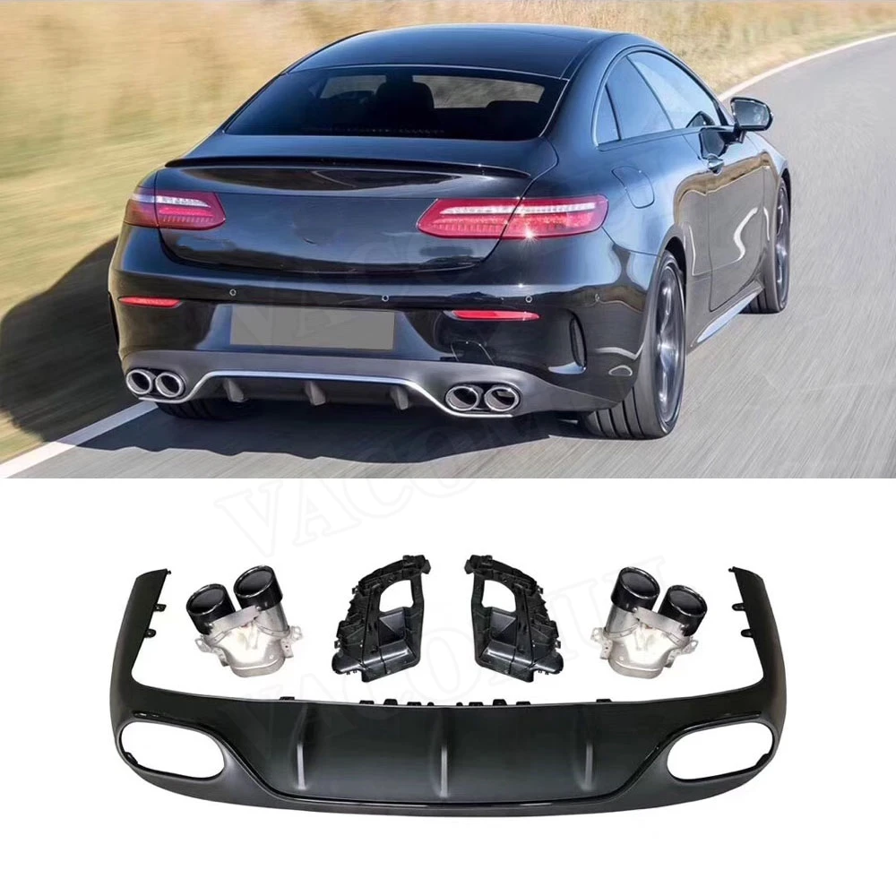 VACOMUL PP Rear Bumper Lip Diffuser with Exhaust Muffler Tips for Benz E Class C238 E200 E300 E53 AMG Coupe Sport 2017-2019
VACOMUL PP Rear Bumper Lip Diffuser with Exhaust Muffler Tips for Benz E Class C238 E200 E300 E53 AMG Coupe Sport 2017-2019