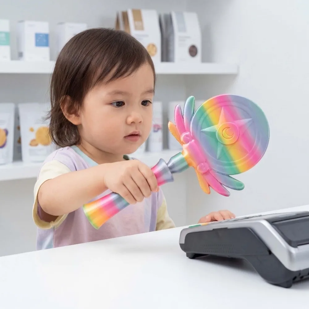 Creative 3D Printed Wand Tap To Pay Detachable Rainbow Color Moon Magic Wand Holder Candy Color Lightweight
Creative 3D Printed Wand Tap To Pay Detachable Rainbow Color Moon Magic Wand Holder Candy Color Lightweight