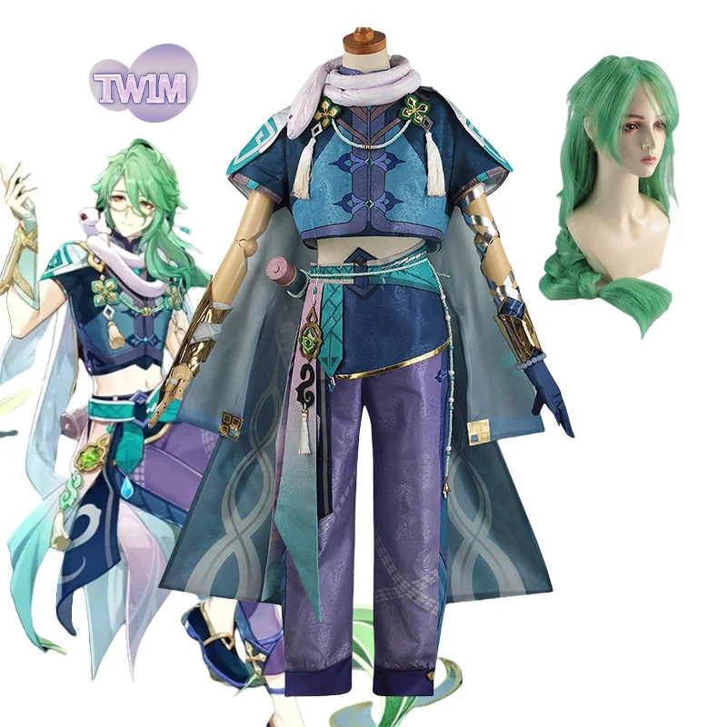 Genshin Impact Baizhu Cosplay Costume Wig Full Set High Quality Synthetic Fiber Halloween Anime Party Outfit for Adult Women Men
Genshin Impact Baizhu Cosplay Costume Wig Full Set High Quality Synthetic Fiber Halloween Anime Party Outfit for Adult Women Men