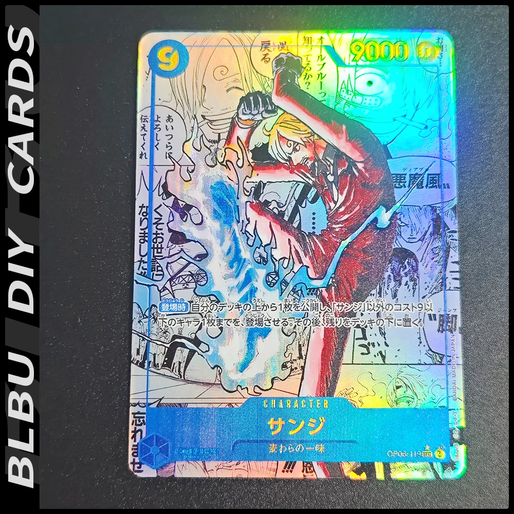 BLBU ACGN OPCG Collection Card Super Baseball Luffy Sanji OP10 Refractive Color Flash Card Textured English Card books
BLBU ACGN OPCG Collection Card Super Baseball Luffy Sanji OP10 Refractive Color Flash Card Textured English Card books