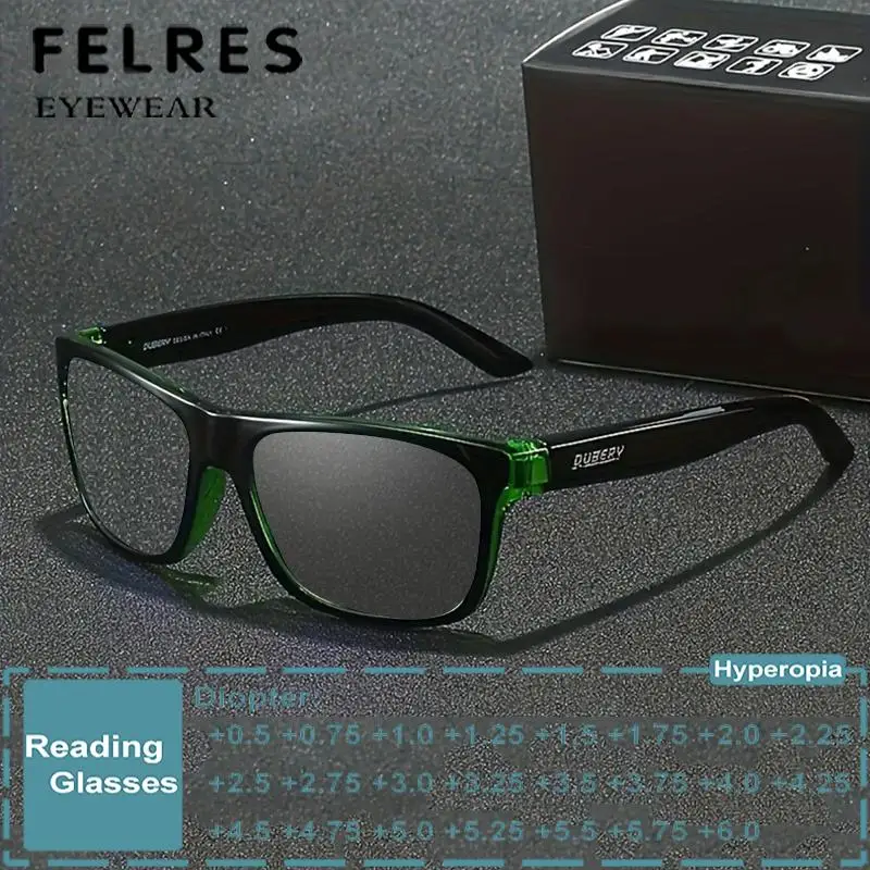 Brand Design Square Photochromic Reading Glasses Men Classic Prescription Glasses Customized Diopter Optical Glasses +0.5~+6.0
Brand Design Square Photochromic Reading Glasses Men Classic Prescription Glasses Customized Diopter Optical Glasses +0.5~+6.0
