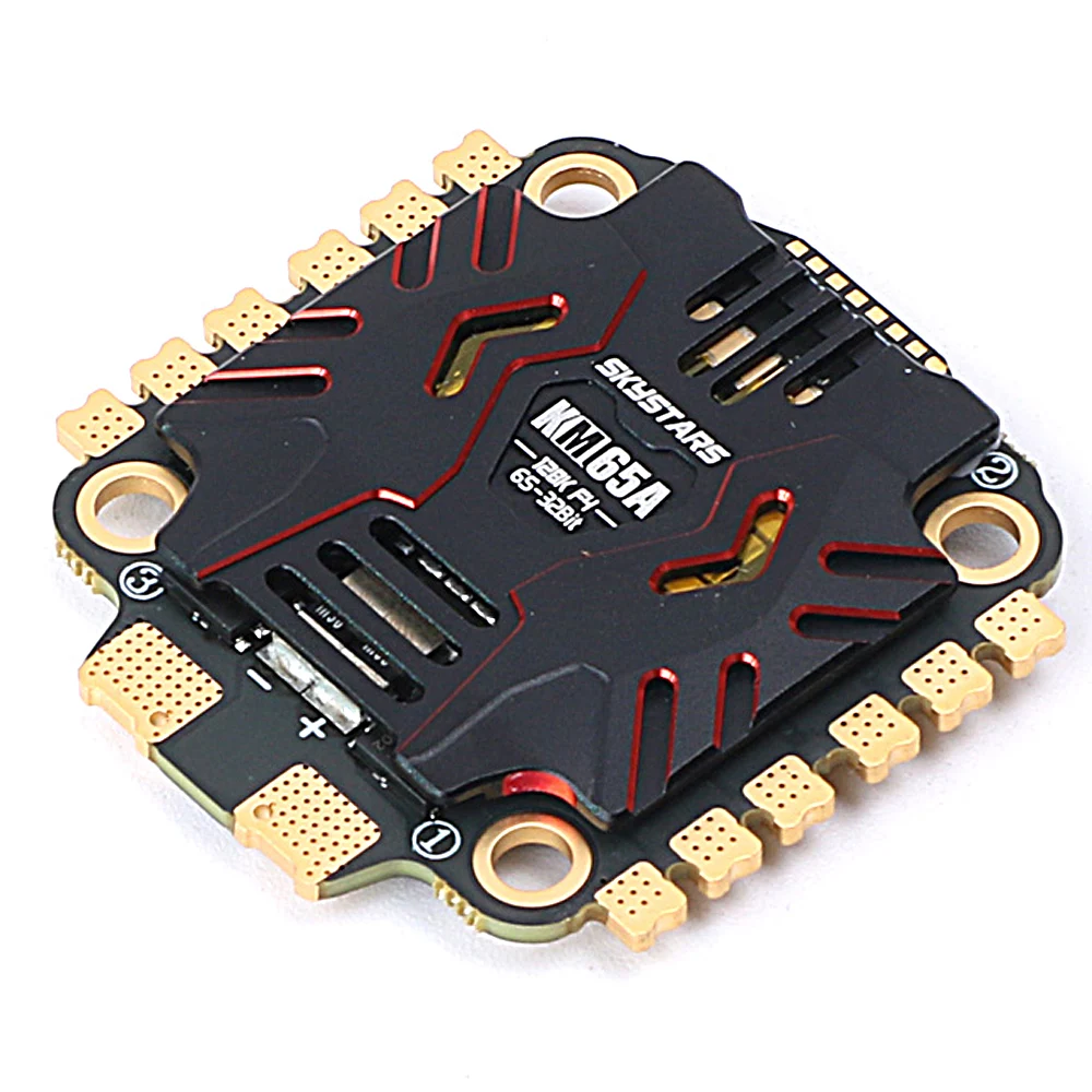 Skystars KM65 F4 128K 65A AM-32 4in1 3-6S ESC 30.5*30.5mm M3 DShot1200 For FPV Racing Drone
Skystars KM65 F4 128K 65A AM-32 4in1 3-6S ESC 30.5*30.5mm M3 DShot1200 For FPV Racing Drone
