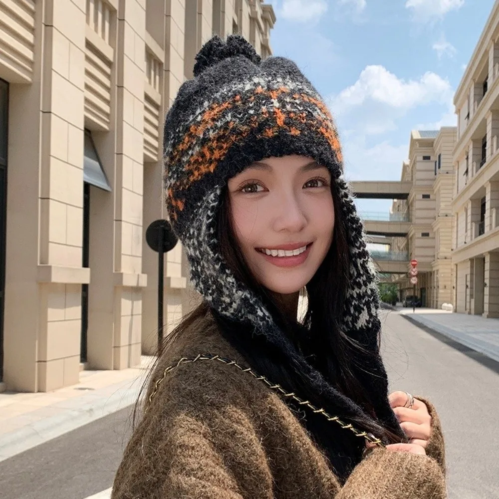 Sweet Jacquard Knitted Beanies Caps Y2k Weave Ear Protection Cap Korean Style Keep Warm Women Wool Cap Streetwear
Sweet Jacquard Knitted Beanies Caps Y2k Weave Ear Protection Cap Korean Style Keep Warm Women Wool Cap Streetwear