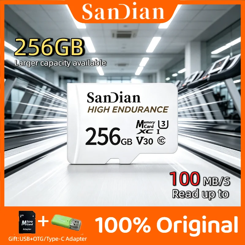 Original Home Security Surveillance Micro TF SD Card 128GB 256GB V30 C10 High Endurance For Dash Cam Overwrite Protection
Original Home Security Surveillance Micro TF SD Card 128GB 256GB V30 C10 High Endurance For Dash Cam Overwrite Protection