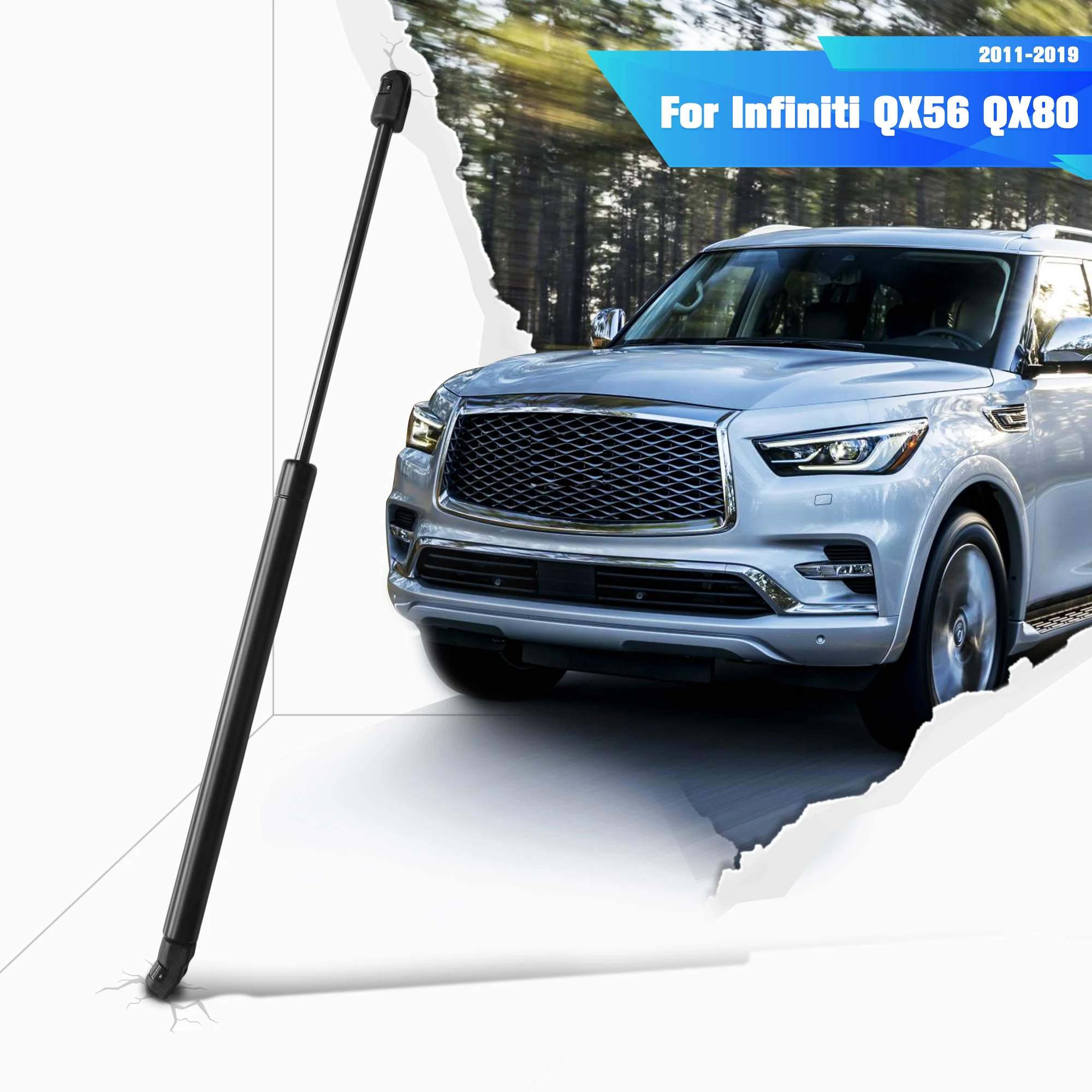 2 Pcs For Infiniti QX56 2011 2012 2013/QX80 2014-2019 Car The Hood Bonnet Lift Supports Gas Spring Struts Shock Auto Accessories
2 Pcs For Infiniti QX56 2011 2012 2013/QX80 2014-2019 Car The Hood Bonnet Lift Supports Gas Spring Struts Shock Auto Accessories