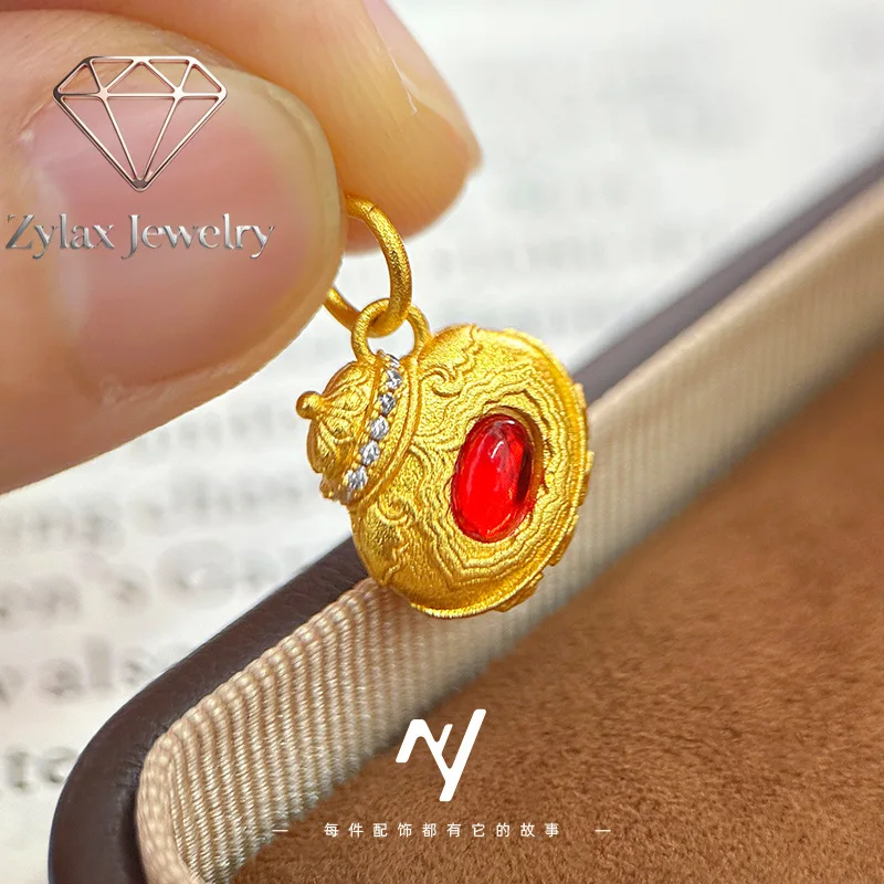 Zylax Jewelry Luxury 24K 9999 Pure Gold real gold Women's Diamond Small Money Bag Exquisite Collarbone Necklace
Zylax Jewelry Luxury 24K 9999 Pure Gold real gold Women's Diamond Small Money Bag Exquisite Collarbone Necklace