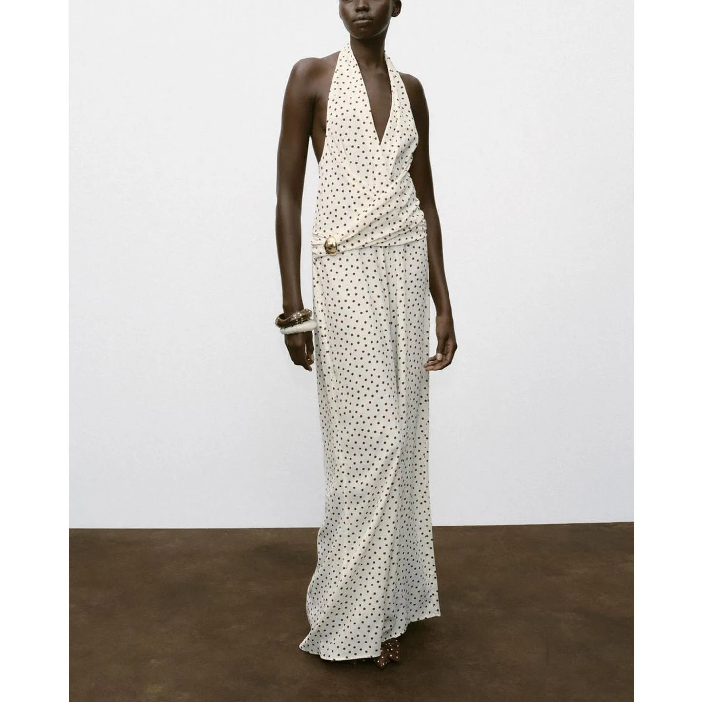 Sexy Bal V-Ne Polka Dot Print Wrap Ne-Piece Wide Leg Long Pants High Waist Commute Sle Polyester Fiber Long Pants
Sexy Bal V-Ne Polka Dot Print Wrap Ne-Piece Wide Leg Long Pants High Waist Commute Sle Polyester Fiber Long Pants