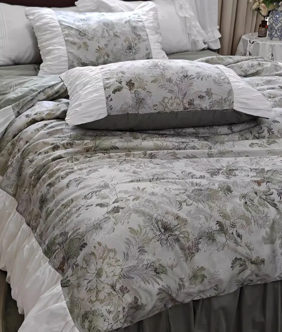 Retro pastoral floral bedding set,full queen king green vintage flower cotton home textile bedspread pillow case duvet cover
Retro pastoral floral bedding set,full queen king green vintage flower cotton home textile bedspread pillow case duvet cover