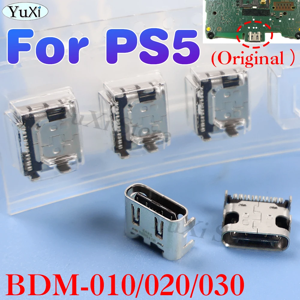 For PS5 Original Type-C USB Charger Port Jack Socket for PlayStation5 BDM-010 020 030 Gamepad Controller 2A Fast Charging Cable
For PS5 Original Type-C USB Charger Port Jack Socket for PlayStation5 BDM-010 020 030 Gamepad Controller 2A Fast Charging Cable