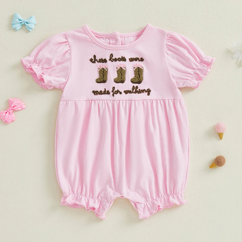 2025-02-25 Lioraitiin Summer Baby Girls Romper Short Sleeve Crew Neck Embroidery Boots Letters Infant Bodysuit Clothes
2025-02-25 Lioraitiin Summer Baby Girls Romper Short Sleeve Crew Neck Embroidery Boots Letters Infant Bodysuit Clothes