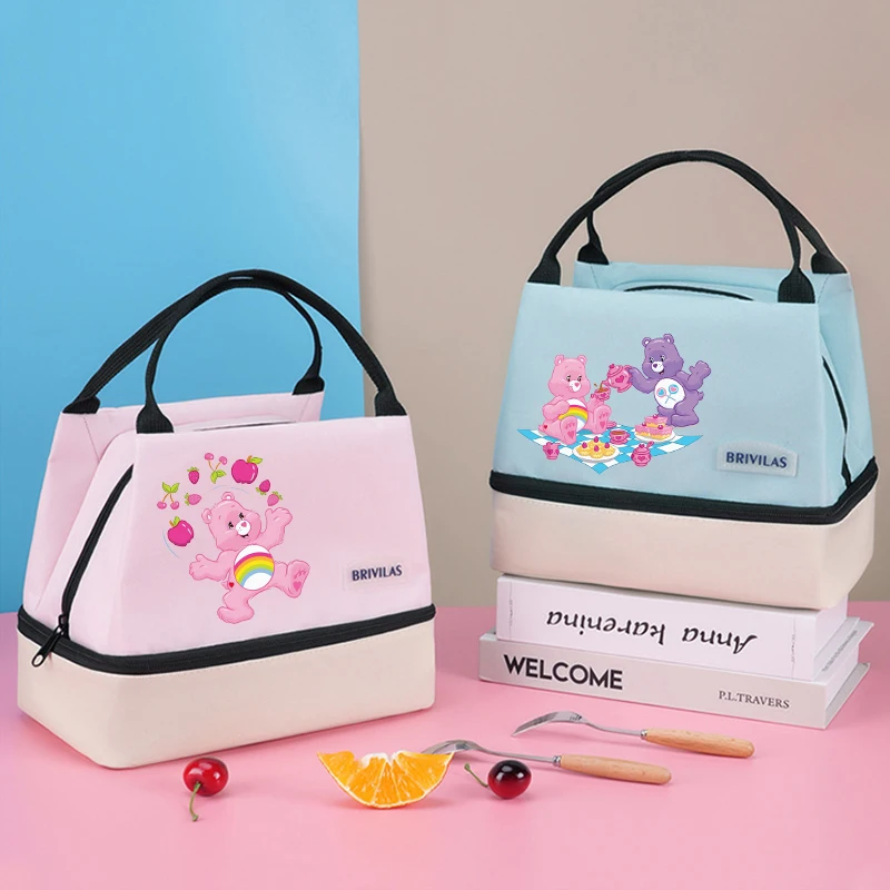 Care Bears Lunch Box Kawaii Anime Figure Print Portable Lunch Bag Waterproof Large Capacity Food Insulation Bags Picnic Bag Gift
Care Bears Lunch Box Kawaii Anime Figure Print Portable Lunch Bag Waterproof Large Capacity Food Insulation Bags Picnic Bag Gift