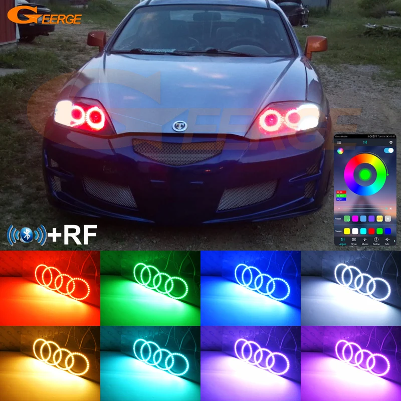 Для Hyundai Tiburon Tuscani Coupe SIII 2003 2004 2005 2006 2007 2008 2009, многоцветный ультра яркий RGB светодиодный комплект «ангельские глазки»
Для Hyundai Tiburon Tuscani Coupe SIII 2003 2004 2005 2006 2007 2008 2009, многоцветный ультра яркий RGB светодиодный комплект «ангельские глазки»