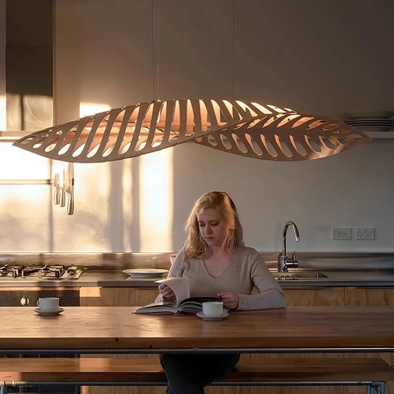 Nordic Wood Fish Bone Led Pendant Lights Dining Room Hanging Lamp Modern Simple Chandelier Art Decor Suspend Lamp Indoor Light
Nordic Wood Fish Bone Led Pendant Lights Dining Room Hanging Lamp Modern Simple Chandelier Art Decor Suspend Lamp Indoor Light