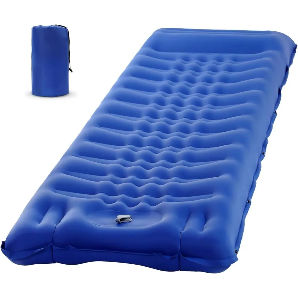 Camping mat, Ultra Thick Sleeping Mat with Pillow Foot Pump Ultralight Inflatable for Hiking, Tents, Travel, Floor Camping mat
Camping mat, Ultra Thick Sleeping Mat with Pillow Foot Pump Ultralight Inflatable for Hiking, Tents, Travel, Floor Camping mat
