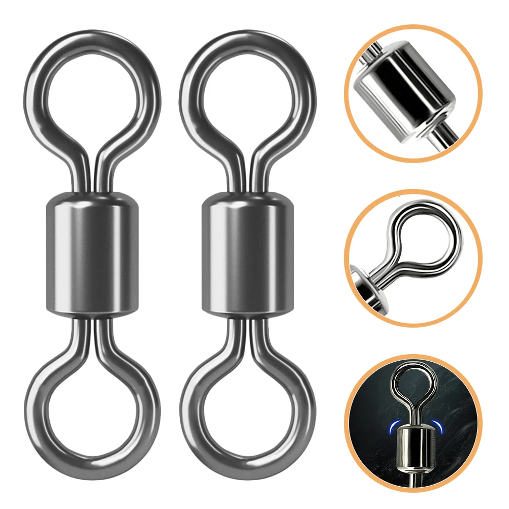 100 Pcs Fishing Accessories Swivels Reel Flies Sea Feeder Floats for Drifting Trolling Tackle Freshwater
100 Pcs Fishing Accessories Swivels Reel Flies Sea Feeder Floats for Drifting Trolling Tackle Freshwater