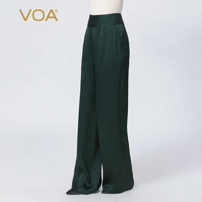 VOA 40m/m Silk trousers Double-sided Satin Natural Waist Smooth Skin-friendly Side Pull Diagonal Pocket Straight Pants KE566
VOA 40m/m Silk trousers Double-sided Satin Natural Waist Smooth Skin-friendly Side Pull Diagonal Pocket Straight Pants KE566