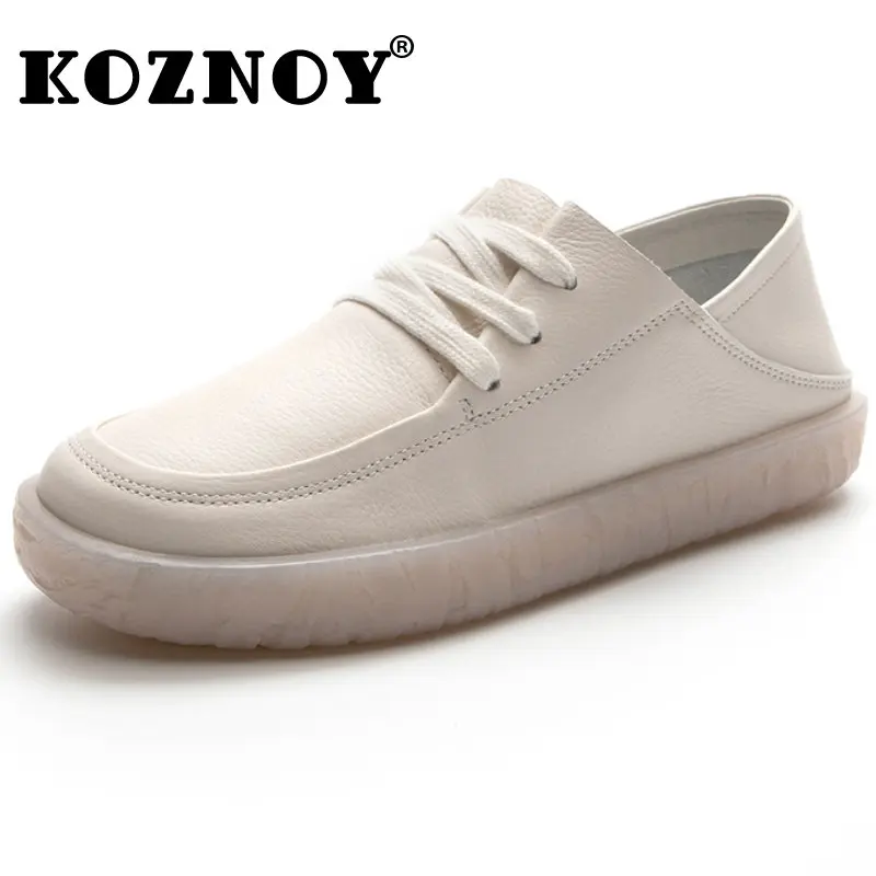 Koznoy Women moccassin 2cm New Genuine Leather Summer Autumn Leisure Breathable Flats Loafers Round Toe Oxfords Lace UpShoes
Koznoy Women moccassin 2cm New Genuine Leather Summer Autumn Leisure Breathable Flats Loafers Round Toe Oxfords Lace UpShoes