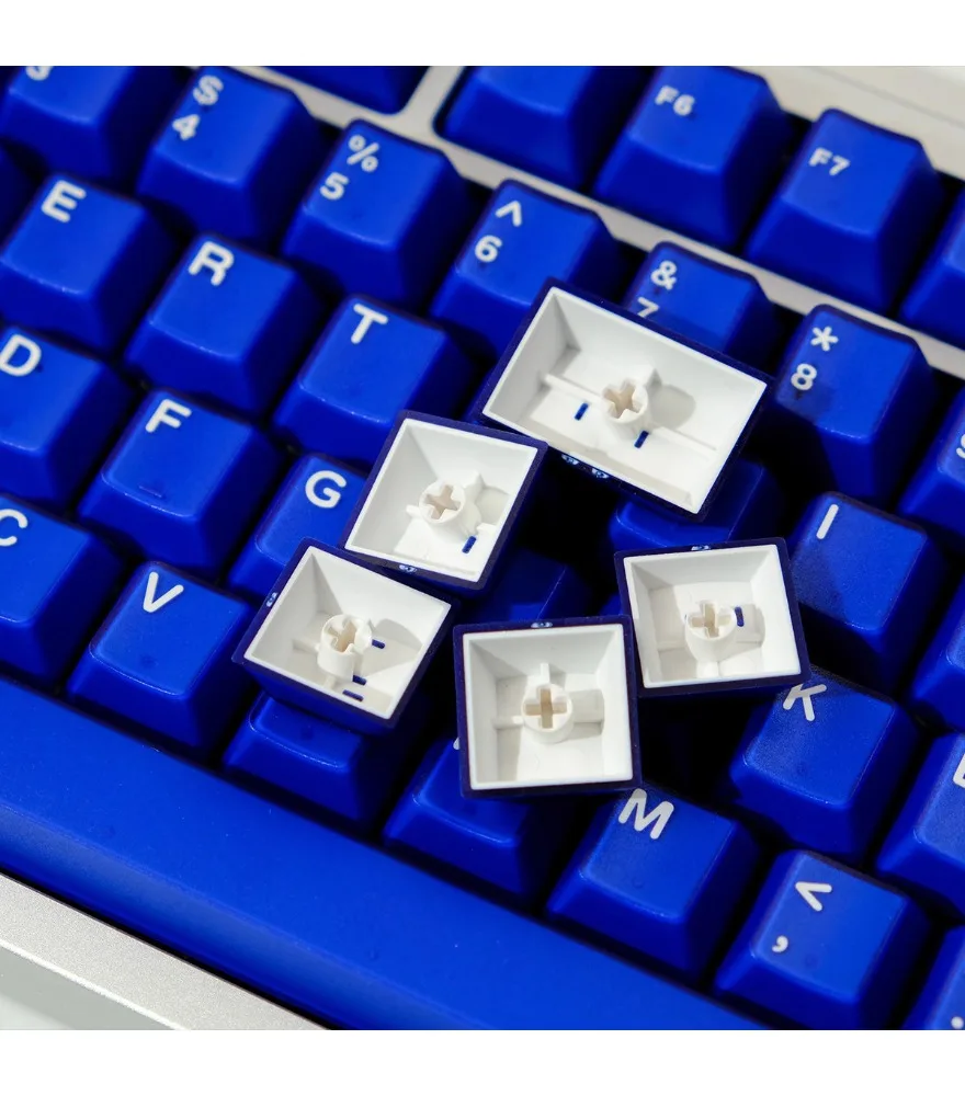 Magnetic axis keyboard Klein blue semi-transparent keycap ABS two-color 114 keys Original factory height adaptation Wooting
Magnetic axis keyboard Klein blue semi-transparent keycap ABS two-color 114 keys Original factory height adaptation Wooting