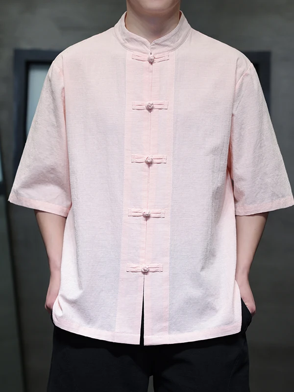 Новая мужская летняя легкая рубашка-тан в китайском стиле из чистого хлопка с вышивкой, на пуговицах, в стиле ханьфу
Новая мужская летняя легкая рубашка-тан в китайском стиле из чистого хлопка с вышивкой, на пуговицах, в стиле ханьфу