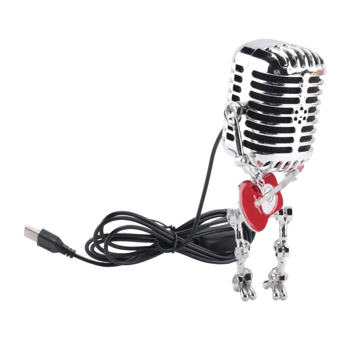 A05R Retro Style Vintage Microphone Robot Desk Lamp, Vintage Microphone Robot Touch Dimmer Lamp Table Lamp Red
A05R Retro Style Vintage Microphone Robot Desk Lamp, Vintage Microphone Robot Touch Dimmer Lamp Table Lamp Red