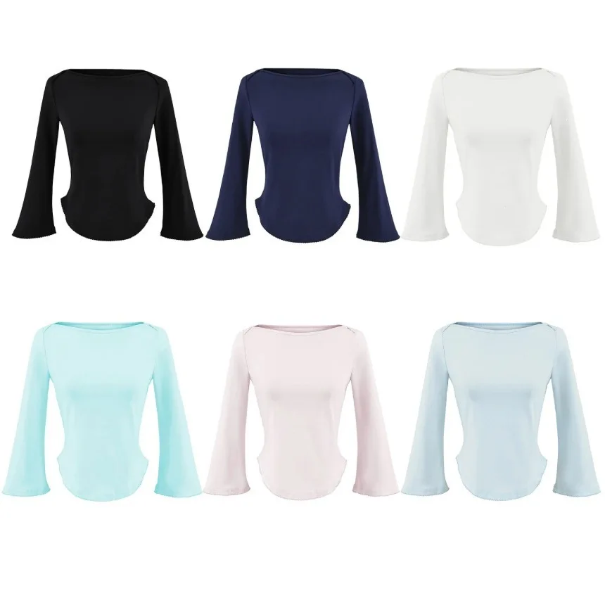 Dave&di American Style Spicy Girl Style Solid Color Slim Fit Base T-shirt Top T-shirt Woman Clothes Female Clothing
Dave&di American Style Spicy Girl Style Solid Color Slim Fit Base T-shirt Top T-shirt Woman Clothes Female Clothing