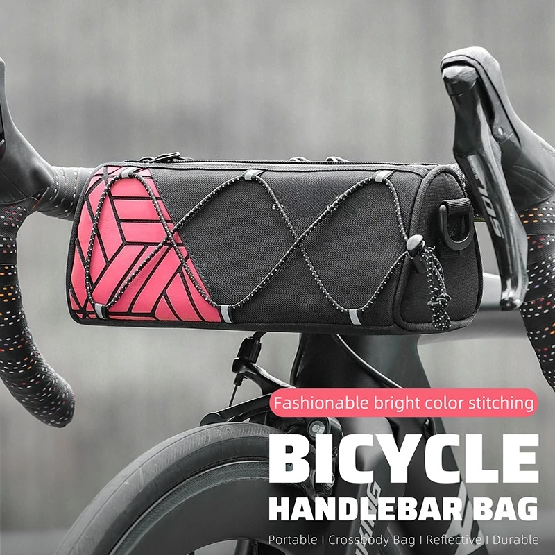 Светоотражающая велосипедная сумка 1,3 л, водонепроницаемая сумка на руль с эластичными шнурами, многофункциональная для ночного велосипедного снаряжения
Светоотражающая велосипедная сумка 1,3 л, водонепроницаемая сумка на руль с эластичными шнурами, многофункциональная для ночного велосипедного снаряжения