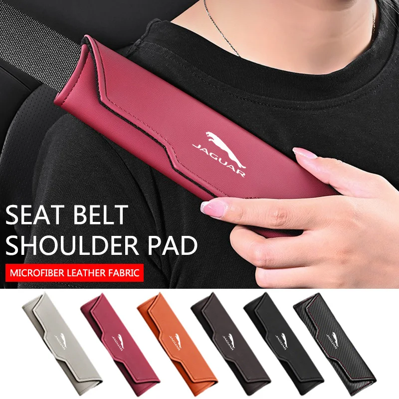 2PCS Car Seat Belt Cover Leather Seatbelt Shoulder Strap Protector Pad For Jaguar XF XJ XE XK S-Type F-Type X-Type F-Pace I-Pace
2PCS Car Seat Belt Cover Leather Seatbelt Shoulder Strap Protector Pad For Jaguar XF XJ XE XK S-Type F-Type X-Type F-Pace I-Pace