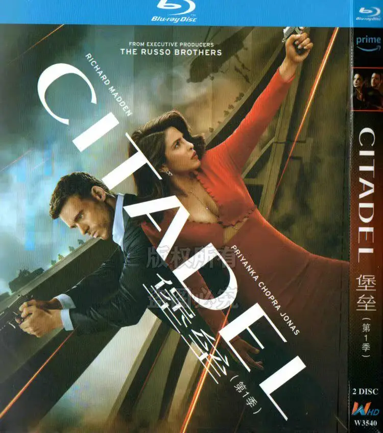 Blu-ray BD1080p HD 2-Disc Set for TV Series Citadel
Blu-ray BD1080p HD 2-Disc Set for TV Series Citadel