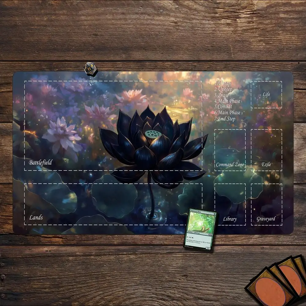 Magic Playmat card gaming mat with zones mtg playmat Dark Lotus Design Desk Mat gamer keypad expansion mousepad rubber anti-slip
Magic Playmat card gaming mat with zones mtg playmat Dark Lotus Design Desk Mat gamer keypad expansion mousepad rubber anti-slip