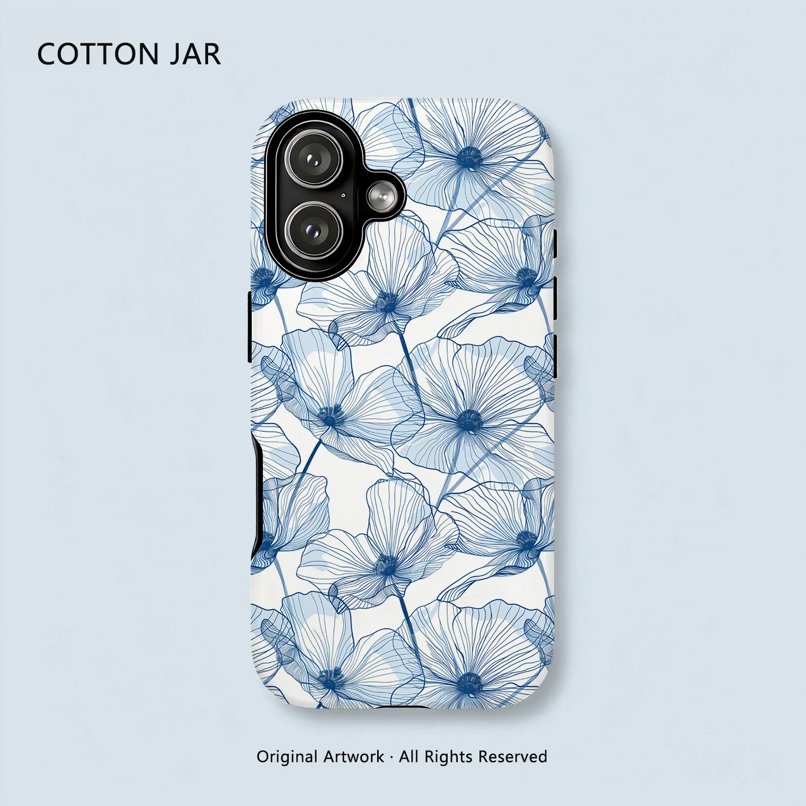 Elegant Blue Art Floral Magnetic Phone Case For iPhone 17 16 15 14 Pro Max Plus 13 12 Wireless Charging Double Layer Hard Cover
Elegant Blue Art Floral Magnetic Phone Case For iPhone 17 16 15 14 Pro Max Plus 13 12 Wireless Charging Double Layer Hard Cover