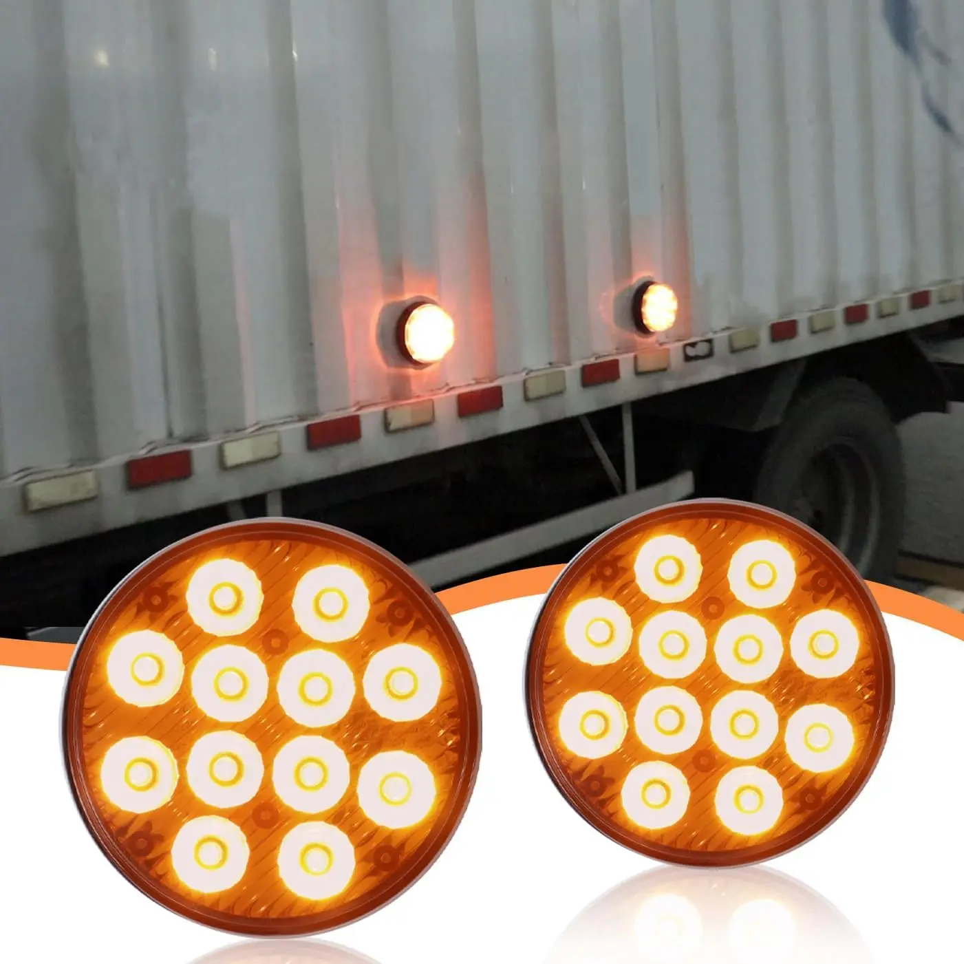 2PCS Amber Strobe Light Caution LightsRechargeable Beacon Strobe Light Warning Emergency Beacon Lights for Trucks Trailer
2PCS Amber Strobe Light Caution LightsRechargeable Beacon Strobe Light Warning Emergency Beacon Lights for Trucks Trailer